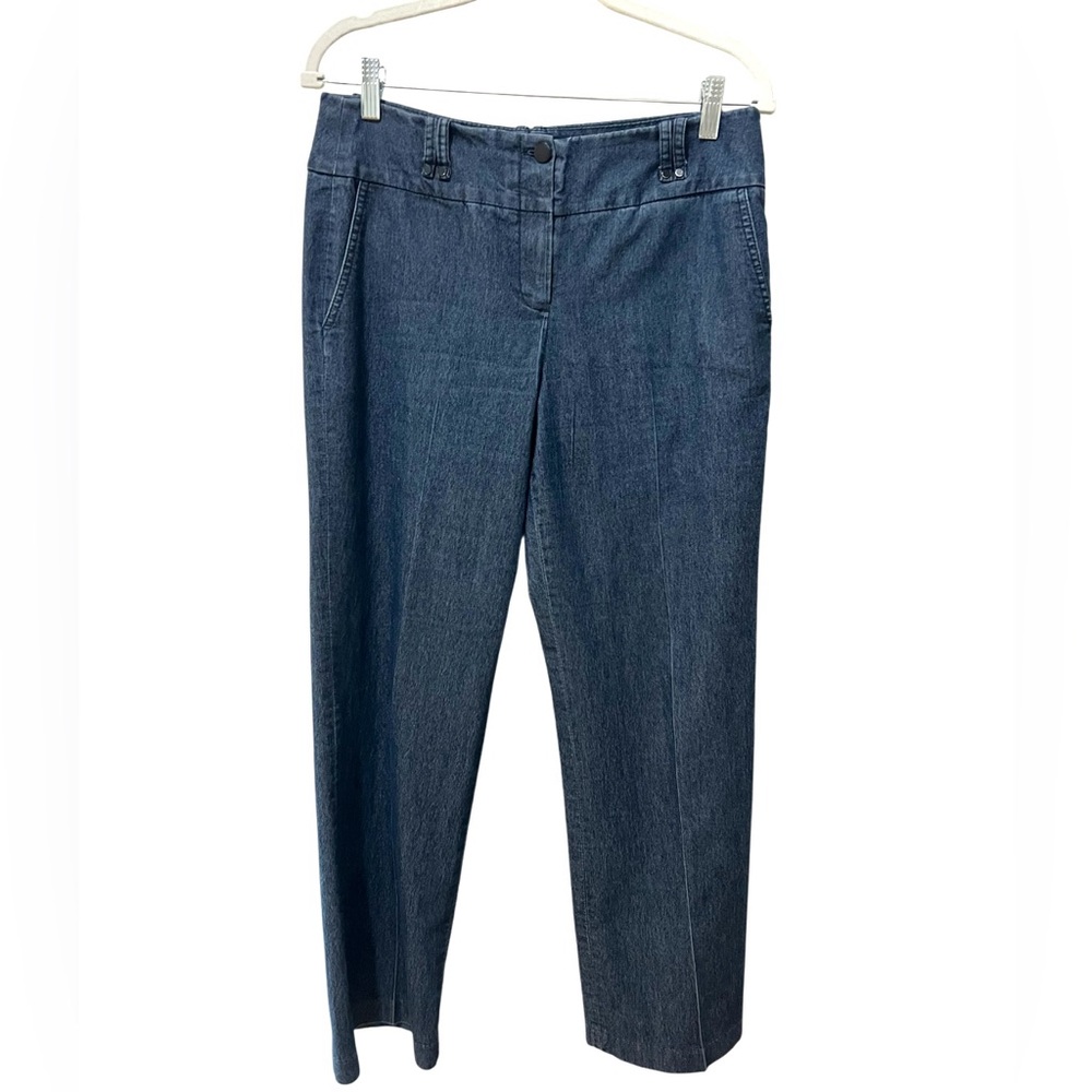 Sandro Sportswear Denim Chino Pants Office Luxury SZ 8 EUC